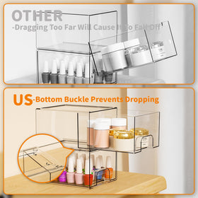 Yieach storage drawers with office supplies
