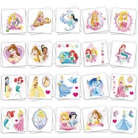 YINFENGKANHAI Cartoon Princess Temporary Tattoos pack front view