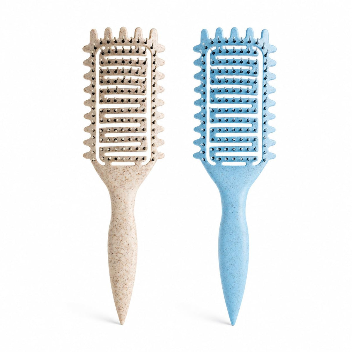 Yingbtr Curl Defining Brush front view in blue beige