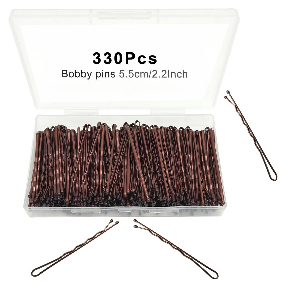YINGFENG Bobby Pins 330 count in cute storage box