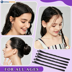 YINGFENG bobby pins displayed with hair accessories