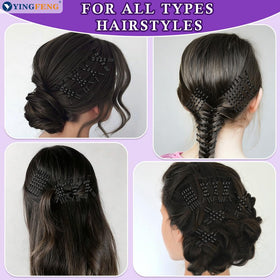 YINGFENG bobby pins in clear box with lid open