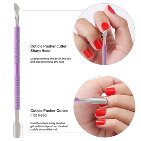 YINYIN cuticle cutter showing sharp triangle head