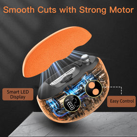 Yionkin Electric Nail Clipper in use on fingernails