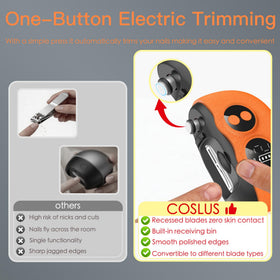 Yionkin Electric Nail Clipper with interchangeable heads