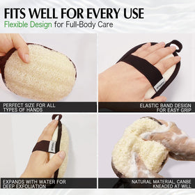 YIQINGJIE loofah scrubber in bathroom setting