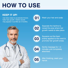YKDYLINH Minoxidil Foam in bathroom setting