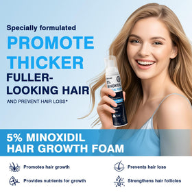 YKDYLINH Minoxidil Foam packaging with 9.52oz label