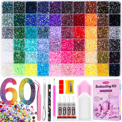 YKHSIY Bedazzling Kit with 48000 rhinestones and tools