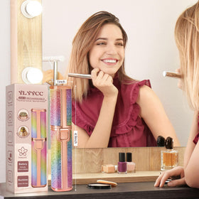 YLYYCC 2-in-1 Nose & Eyebrow Trimmer with LED light on