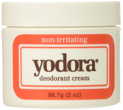 Yodora Deodorant Cream 3 pack front view with product details