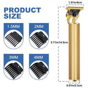 YOGINGO Beard Trimmer in hand demonstrating ergonomic design