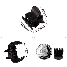 YOHAMA Mini Hair Claw Clips packaging side view