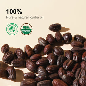 Yoken Organic Jojoba Oil 16oz bottle with dropper
