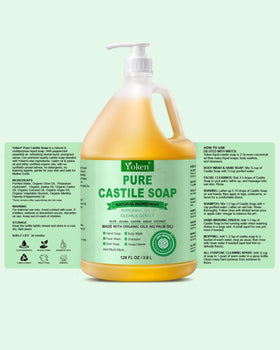 Yoken Peppermint Castile Soap natural ingredients