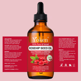 Yoken Rosehip Seed Oil packaging and label