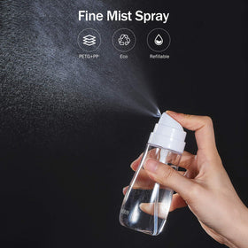 Yolaist Small Spray Bottle 3.4oz side view showing ergonomic design
