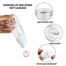 Yolaist Small Spray Bottle 3.4oz with cap closed to prevent leaks