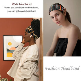 YONUF headband being worn during yoga session