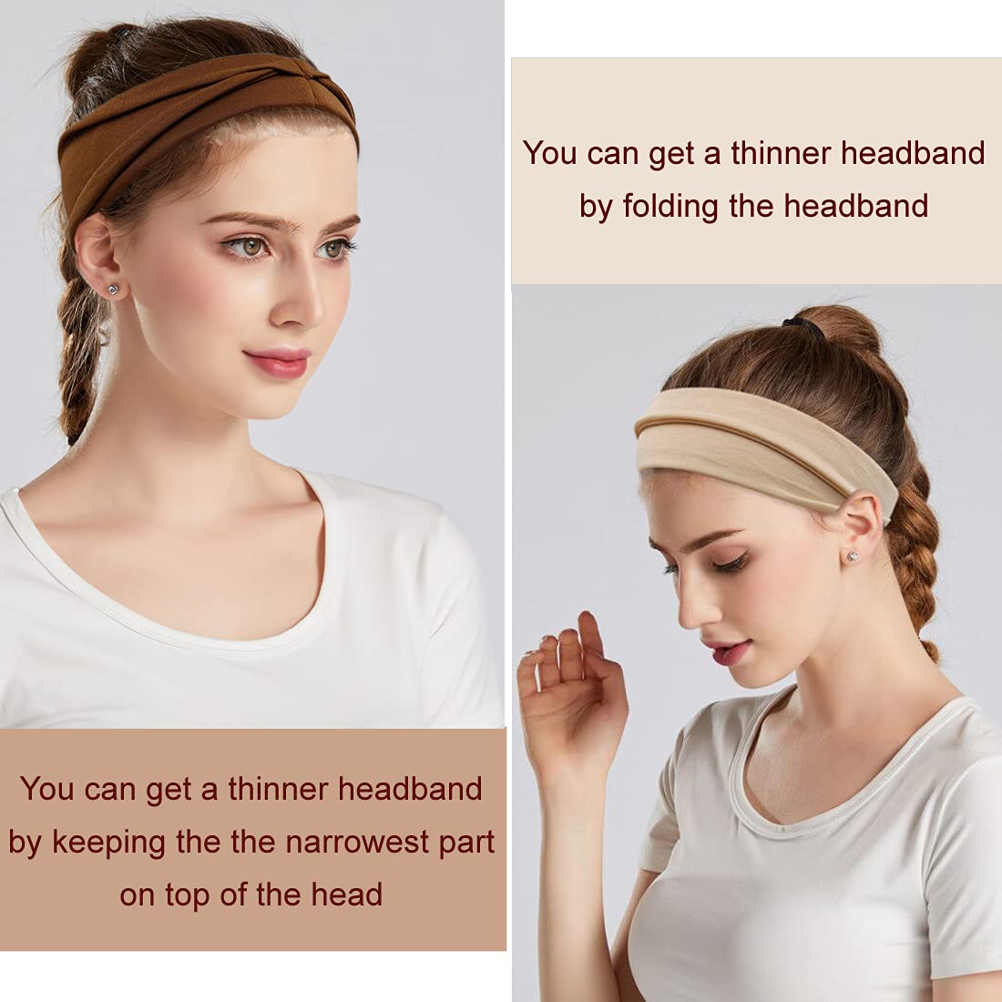 YONUF headband in grey with a stylish design