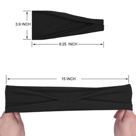 YONUF headband in use during yoga session