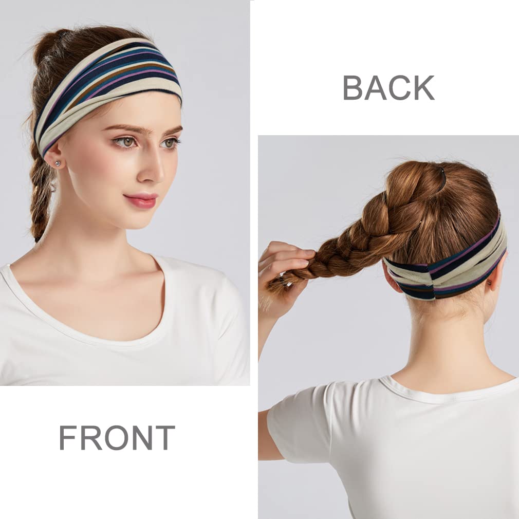 YONUF headbands folded to show adjustable width