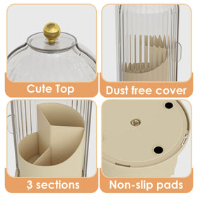 YOOLENS Makeup Brush Holder on bathroom countertop