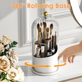 YOOLENS Makeup Brush Holder sliding door open