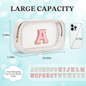 YOOLIFE Clear Makeup Bag mini size comparison