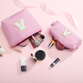 YOOLIFE Cute Makeup Bag dimensions comparison with hand
