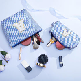 YOOLIFE Makeup Bag opened flat showing interior space