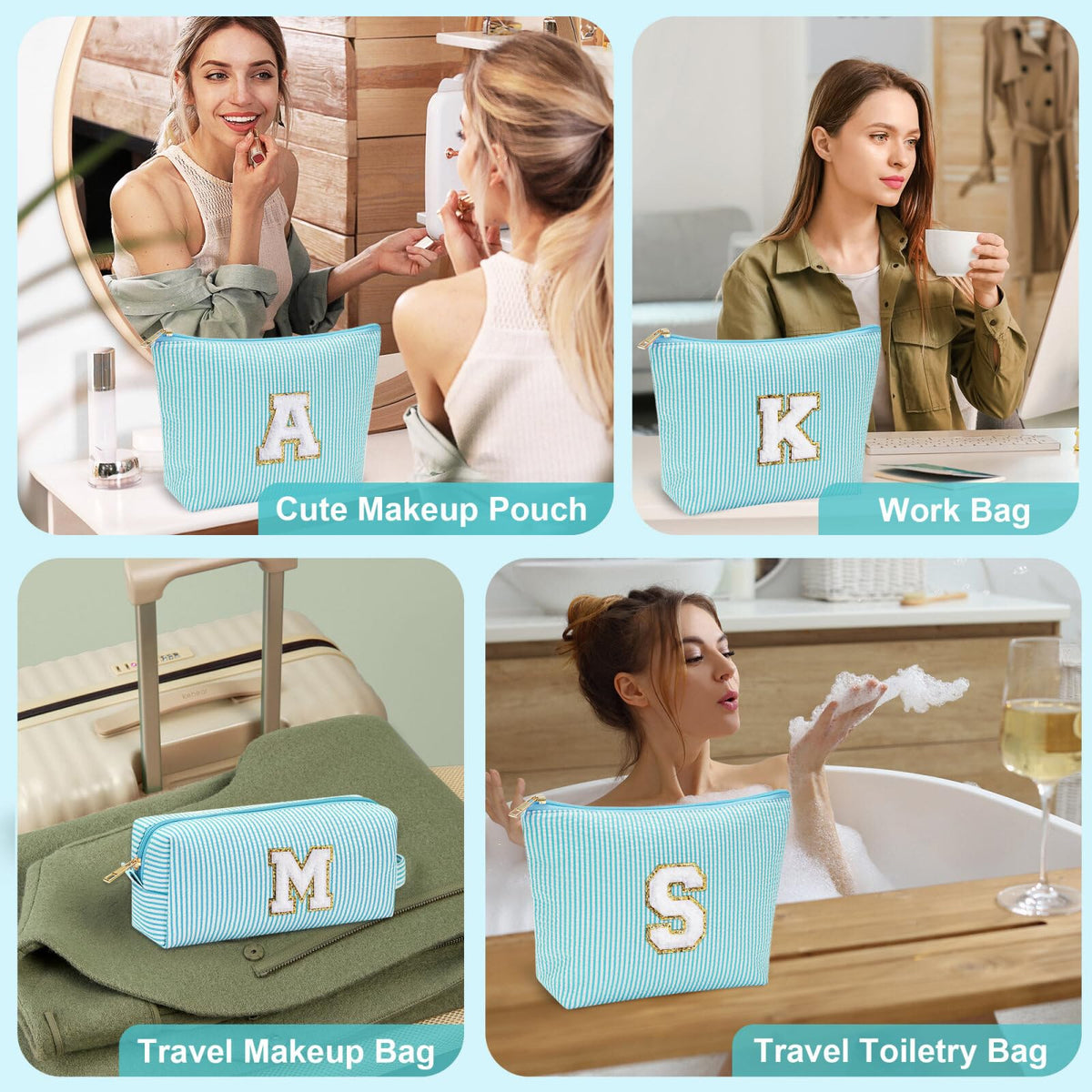 YOOLIFE makeup bags in lifestyle setting