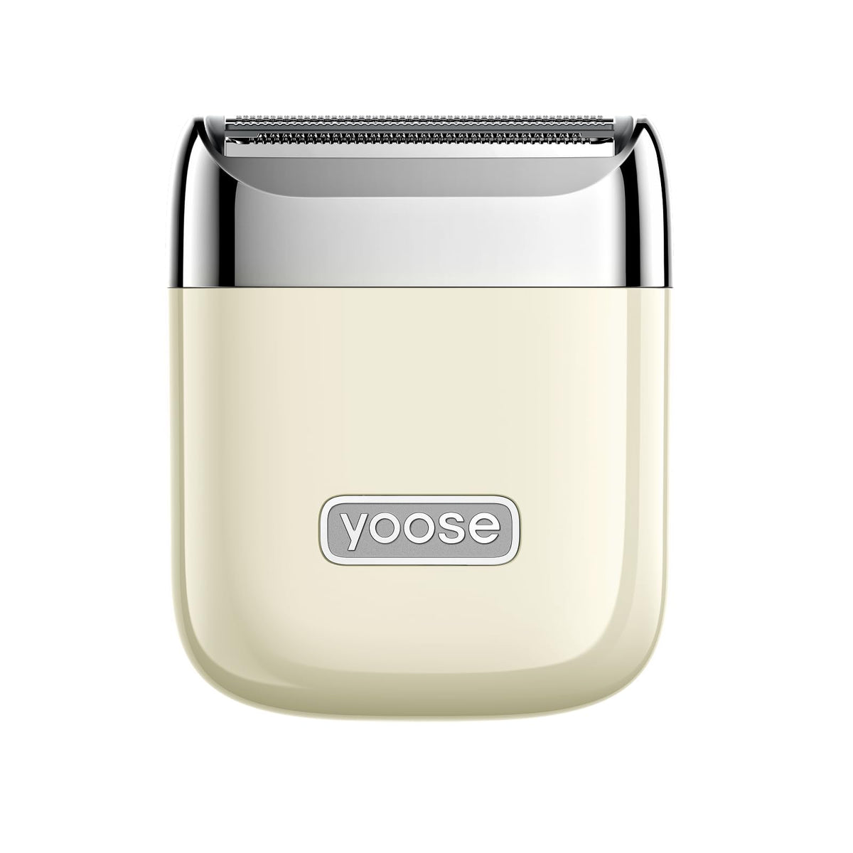 yoose Electric Razor for Women in porcelain white front view