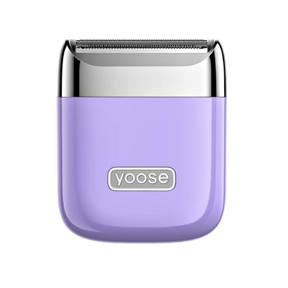 yoose Electric Razor for Women in Taro Purple, front view