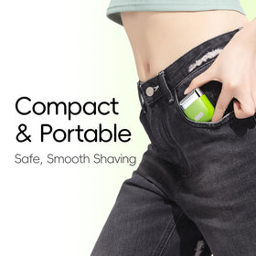 yoose Electric Razor for Women in use during shower