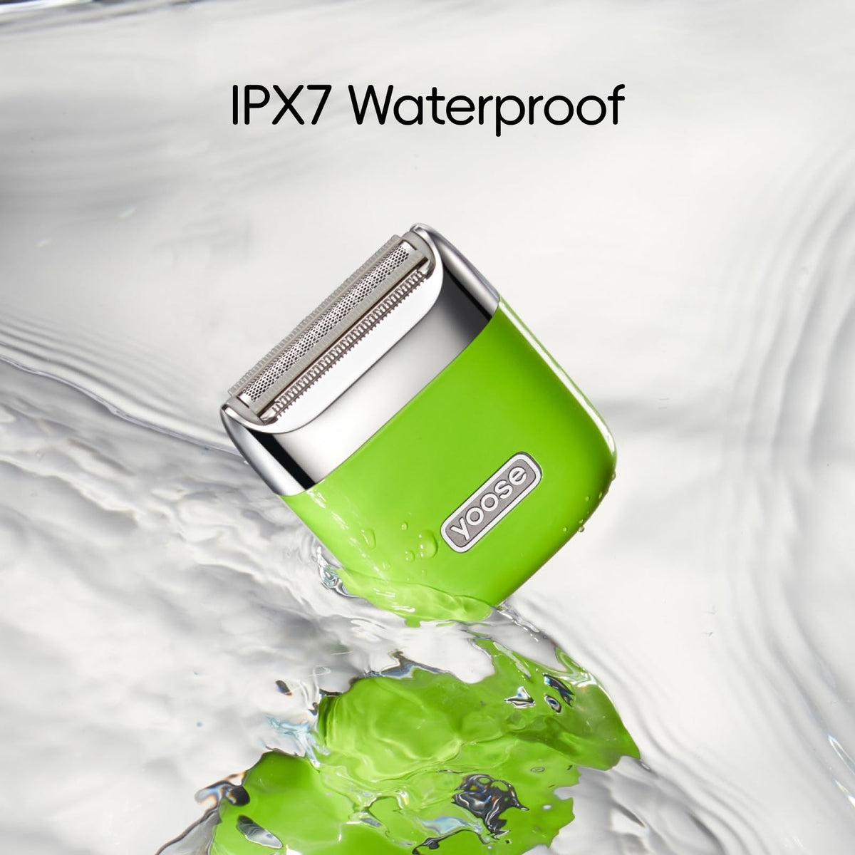yoose Electric Razor with waterproof feature demonstration