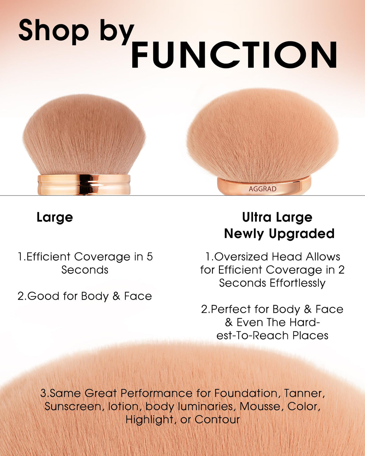 YOSHUYUKI Blend & Blur Body Makeup Brush handle close-up