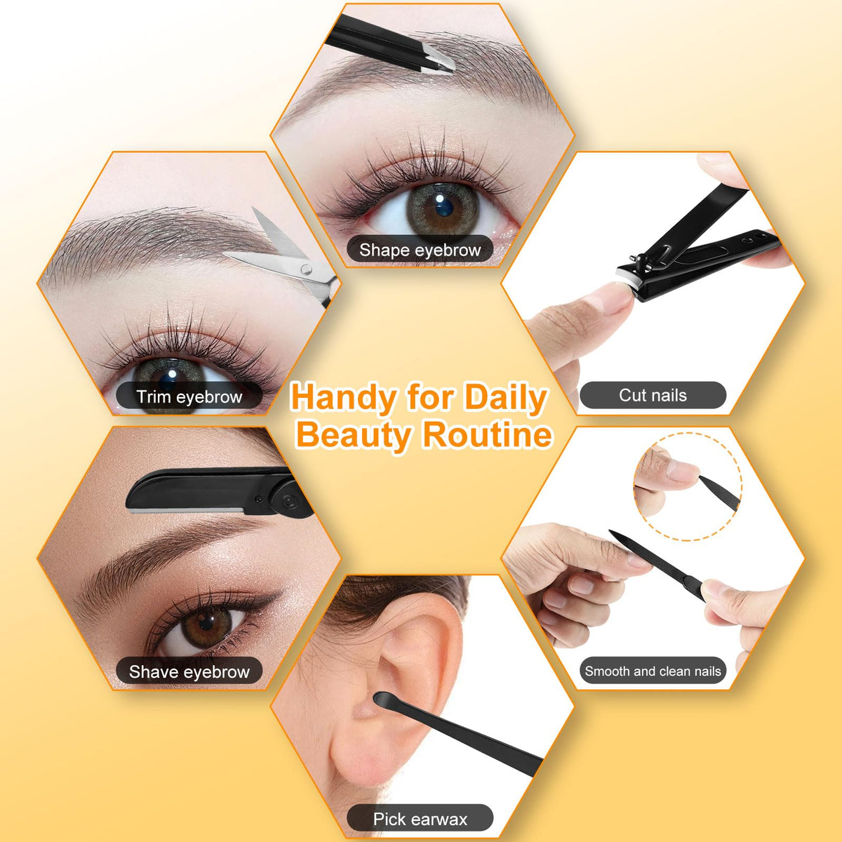 Yougai 9Pcs Tweezers Set packaging