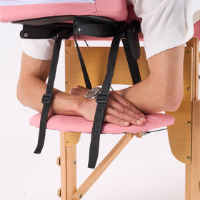 YOUNIKE Portable Massage Table in a home salon setting