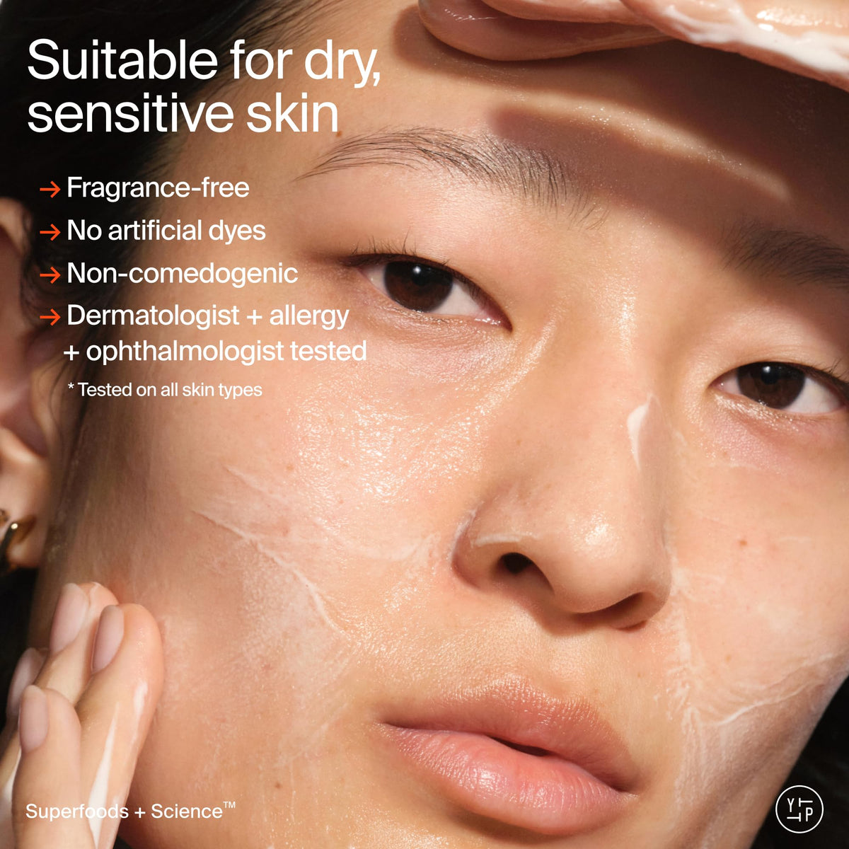 Youth To The People Adaptogen Calming Face Cleanser cap open