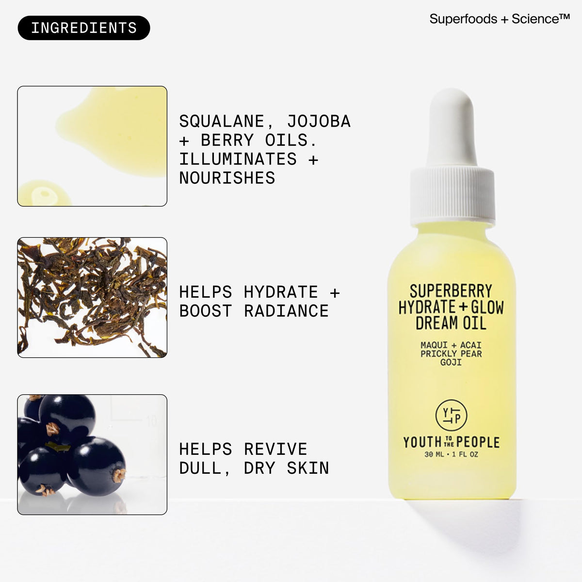 Youth To The People Superberry Hydrate + Glow Facial Oil lifestyle scene