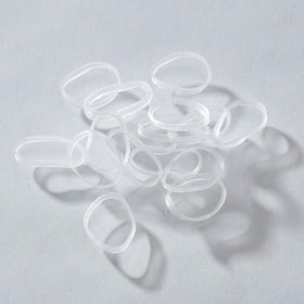 YOUXUAN Clear Elastic Hair Ties displayed on a flat surface