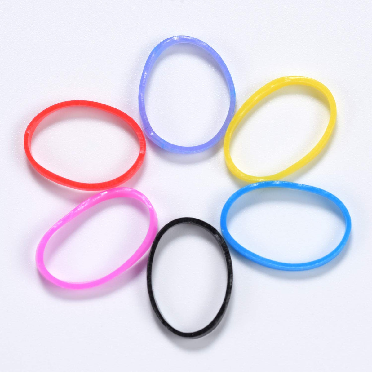 YOUXUAN Kids Elastics Hair Bands in use on a ponytail