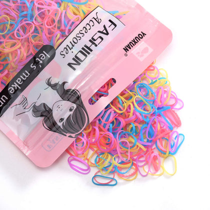 YOUXUAN Kids No Damage Hair Bands assorted colours front view