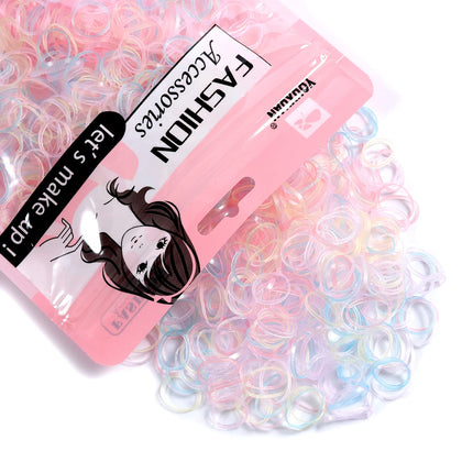 YOUXUAN Mini Hair Elastics pack with assorted colours