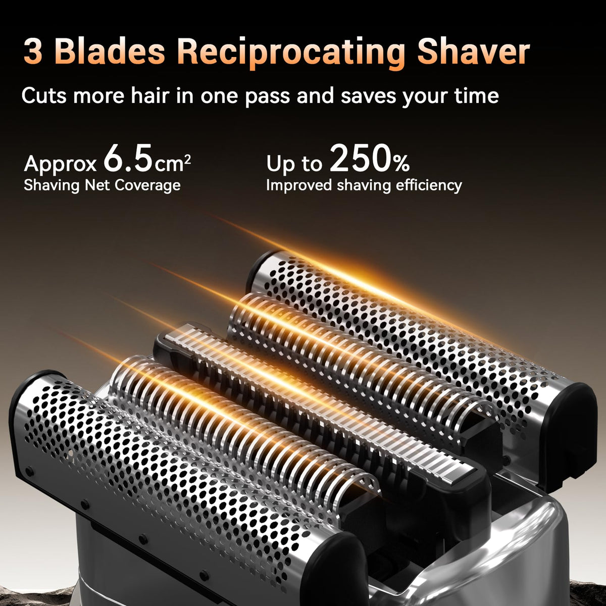 YOXSPD Electric Foil Shaver side view showing compact design