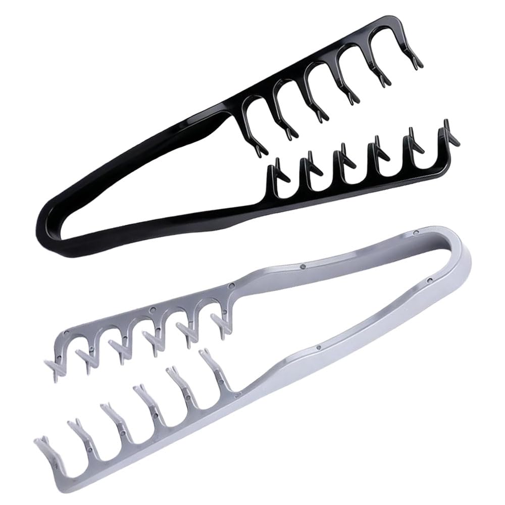 YRAKOZIN texture comb set with wide and fine-tooth designs