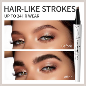 Yulinlon 4-Tip Brow Pen Dark Coffee in hand