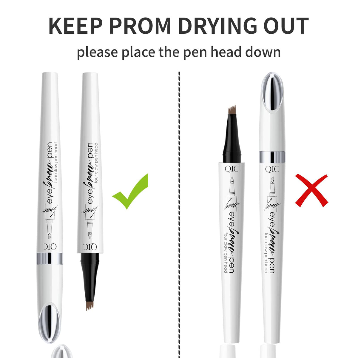 Yulinlon 4-Tip Brow Pen Dark Coffee with other makeup products