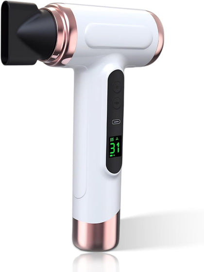Yunir Cordless Hair Dryer white model front view